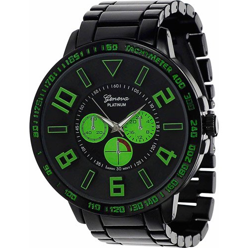 Men's Round Face Link Watch