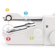 Handheld Sewing Machine, Mini Cordless Portable Electric Sewing Machine Quick Stitch Tool for Fabric, Clothing, or Kids Cloth Home Travel Use