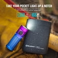 thumbnail image 3 of OLIGHT Baton3 Premium Edition Purple USB & Wireless Rechargeable EDC Pocket Flashlight Tailor-Made Wireless Charger 1,200-Lumen 166-Meter High Performance LED For Camping Hiking Household, 3 of 9