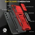thumbnail image 6 of Dteck for Samsung Galaxy S23 Plus Case with Ring Holder Kickstand, Magnetic Rugged Hybrid Case with Dual Protection Military Grade Drop Protection Rugged Case for Samsung Galaxy S23 Plus, Red, 6 of 7