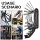 thumbnail image 3 of 16 In 1 Bike Tool Bike Repair Accessories Portable Foldable Bike Multitool Cycling Tool Kit for Road Bike, 3 of 5
