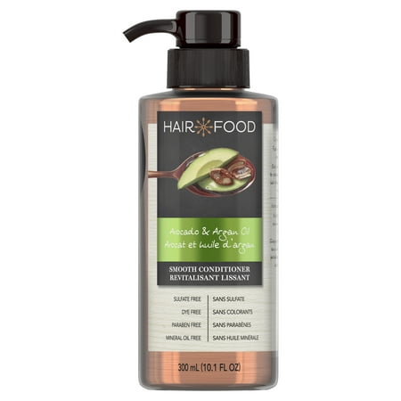 Hair Food Avocado & Argan Oil Sulfate Free Conditioner, 300 mL, Dye Free