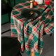 thumbnail image 3 of Mantel navideño, mesa de comedor a cuadros americanos, mantel redondo, tela para mesa de centro, 150CM, 3 of 4