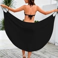 thumbnail image 4 of Dvprdro Womens V Neck Spaghetti Strap Midi Dress Solid Color Sleeveless Beach Swimwear Cover Up Party, 4 of 7