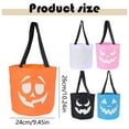 thumbnail image 3 of Jierger Glowing Halloween Basket Pumpkin Bucket Multi Purpose Trick Or Candy Bag Halloween Decoration for Halloween Party Favors & Birthday Candy Bags 9.45 x 10.24 Inch, 3 of 9