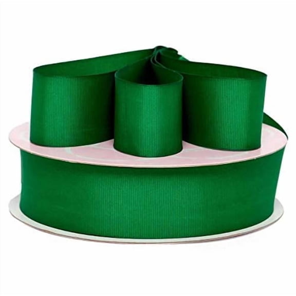 Solid Grosgrain Ribbon – 7/8" x 50 Yards, Emerald Green