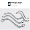 thumbnail image 7 of 5 Piece S Type Double Head Tooth Wrench Set U Shape C Shape Bent Handle Two Way, 7 of 7