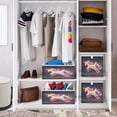 thumbnail image 6 of Foldable Fabric Storage Bin Home Cubes Clothing Organizer Bins Large Collapsible Box Basket for Home Organizer Glowing Flying Unicorn, 6 of 8