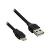 AXXESS MOBILITY AXM-I5USBFL1 Charge/Sync Flat Cable with Lightning & USB Connectors, 3.3ft.