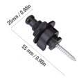 thumbnail image 3 of Keenso Strap Lock, Guitar Strap Lock Black, Metal Construction Practical For Electric Guitars Use Instrument Lovers Repair Master, 3 of 8