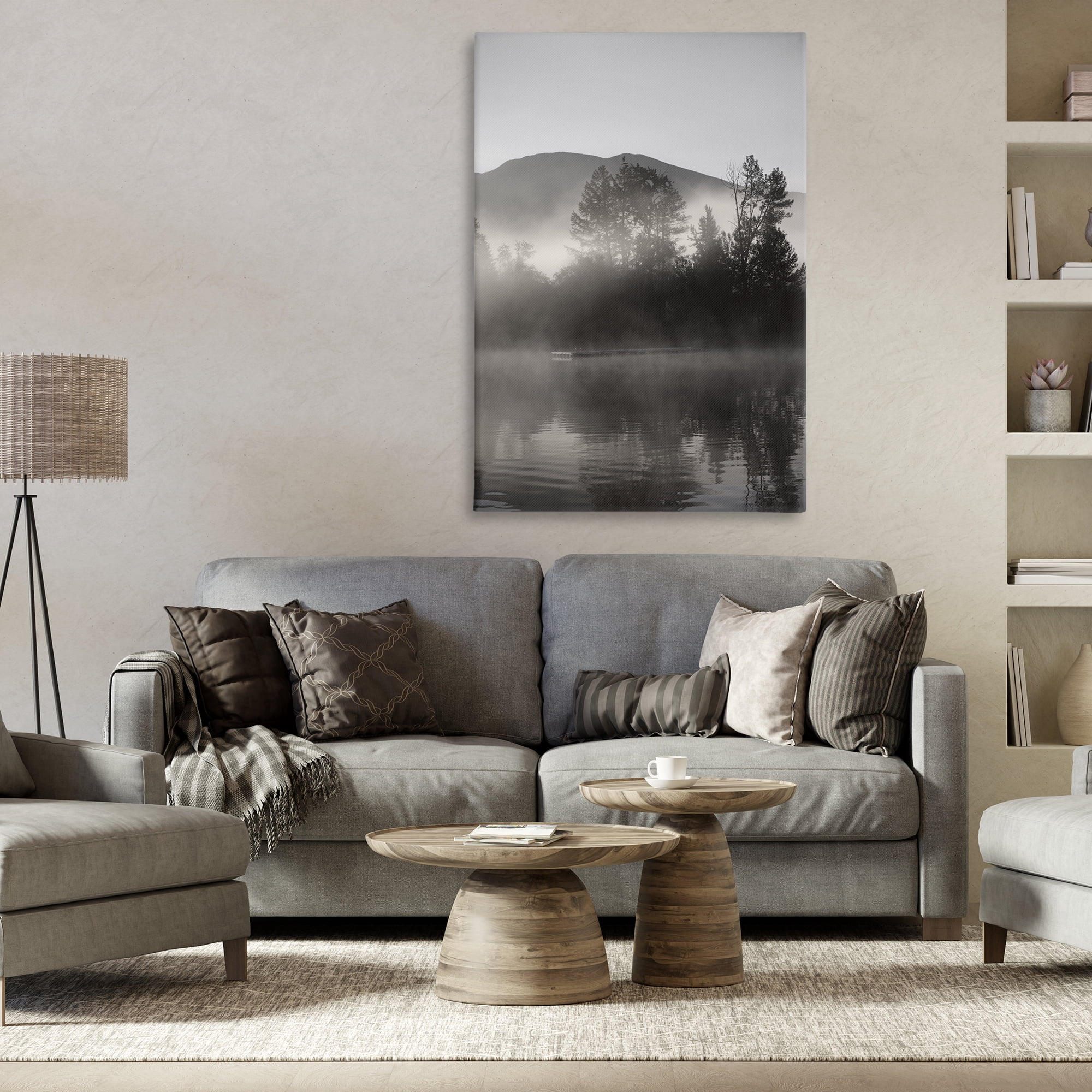 Stupell Industries Soothing Lake Ripples Landscape & Nature Photography Wrapped Canvas Art Print Wall Art, 30 x 45