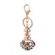 thumbnail image 1 of Llavero con colgante de candado con incrustaciones de cristal para bendición de longevidad, amuleto atemporal, 1 of 5