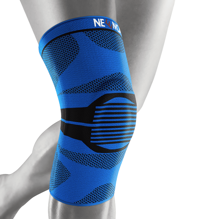 Compression Knee Sleeve With Patella Gel Pad & Side Stabilizers Pain Relief  Medical Support Bandage Brace For Running Workout