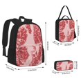 thumbnail image 2 of Balery Red Meat Mochila escolar 3 en 1 para niños: mochila resistente con lonchera térmica y estuche para lápices. Mochila escolar para niños y niñas., 2 of 7