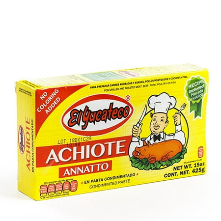 Annatto Condiment Paste (Achiote) (15 ounce) (Best Tom Yum Paste)