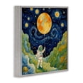 thumbnail image 2 of Stupell Industries Contemporary Impressionist Astronaut in Space Gray Framed Giclee Art, 12 x 12, by Angie Hawke, 2 of 8