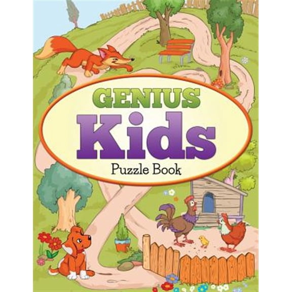 Pre-Owned Genius Kids Puzzle Book : Play and Learn