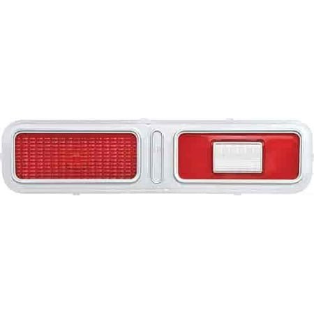 1973-74 Nova Standard Tail Lamp Lens-Lh