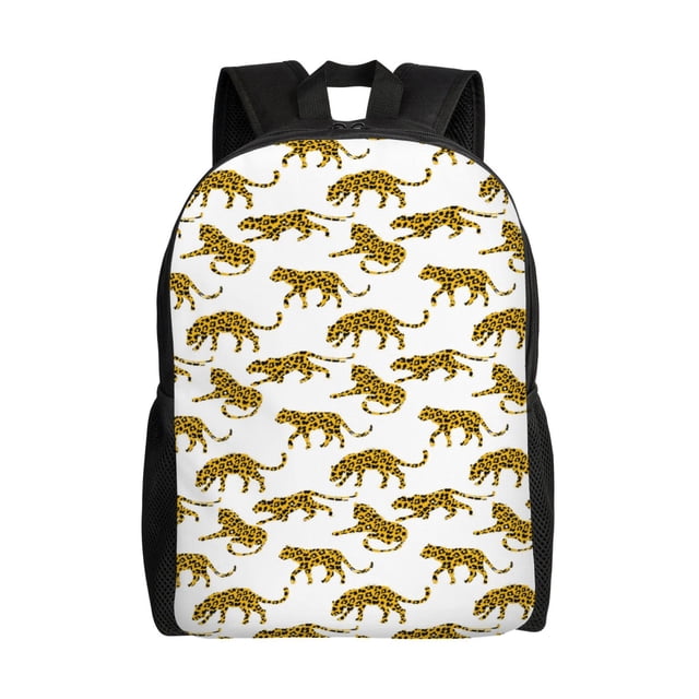 Balery Leopard Print Mochila - Mochila Estilosa y Duradera para Laptop de 15 Pulgadas con Tela Oxford Impermeable