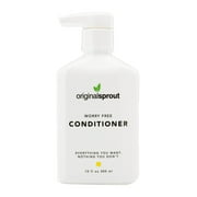 Original Sprout Worry Free Conditioner, 100% Vegan, Moisturizing, Frizz-Free, All Hair Types, 10oz Bottle