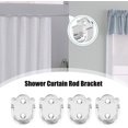 thumbnail image 3 of (19mm) Paquete De 2 Tringle Rideau De Douche Soporte De Tringle Bride En Alliage De Zinc, Soporte De Garde-robe, Soporte De Tringle Rideau De Do, 3 of 5