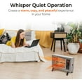 thumbnail image 4 of Comfort Zone Portable Radiant Space Heater, 1500W, Adjustable Thermostat, 4 of 6