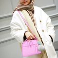 thumbnail image 3 of Bolso bandolera para mujer Bolso bandolera Bolso bandolera de cuero PU (Rosa) Likrtyny Para estrenar, 3 of 5