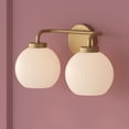 thumbnail image 2 of Millennium Lighting 22402-MB Oprah 2 Light 15" Wide Vanity Light - Black, 2 of 7