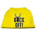 thumbnail image 1 of Buck Off Screen Print Dog Shirt Yellow Sm (10), 1 of 1