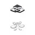 thumbnail image 1 of 2 piezas de lámpara de tejado LED arte de accesorio moderno para decoración de guardarropa sala de, 1 of 9