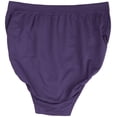 thumbnail image 2 of Bali Comfort Revolution® Hi Cut Brief Timeless Purple 6/7 Women's, 2 of 2
