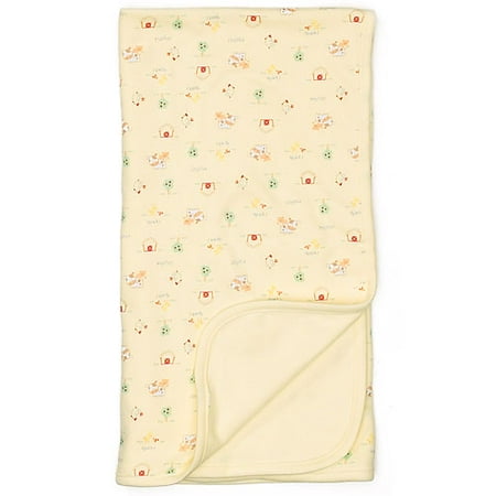 Carter's Child of Mine-Cotton Interlock Receiving Blanket, Yellow Print