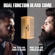 thumbnail image 3 of Juego de cepillo para barba para hombres y peine para barba con tijeras para bigote, kit de aseo, cepillo de cerdas de jabalí natural, peine de madera de doble acción y bolsa de viaje, ideal para rega, 3 of 6