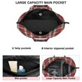 thumbnail image 3 of Red and Green Christmas Plaid Pattern Travel Tote Bags for Women Carry On,Large Weekender Bags for Women Travel,Multi Functional Duffle Bag for Work,Shopping,Sports, 3 of 5