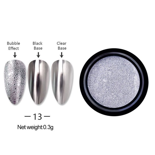 Oro plata espejo polvo uñas arte brillo oro rosa Champange UV Gel polaco cromo polvo metálico efecto pigmento Decoración Tan Jianjun unisex