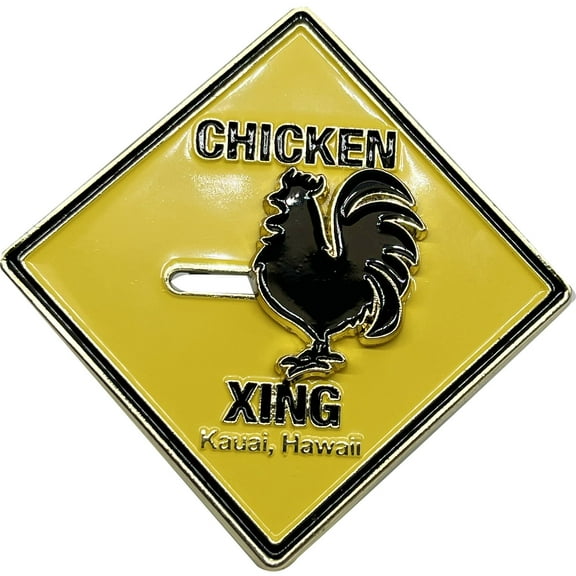 Souvenir Magnet Magnet Motion Rooster Crossing