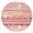 thumbnail image 5 of SAFAVIEH Montage Watson Geometric Indoor/Outdoor Area Rug, Red/Fuchsia, 9' x 12', 5 of 10