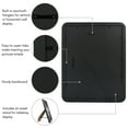 thumbnail image 4 of Americanflat 8.5x11 Picture Frame with Shatter-Resistant Glass Round Corner Molding Mod Collection - Black, 4 of 9