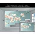 thumbnail image 5 of Cherry Blossom Mural - Romantic Flower Wall Wallpaper, Nordic 3D Wall Mural For Living Room Bedroom, Floral Murals Wallpaper 79"W x 55"H (Not Peel and Stick), 5 of 6