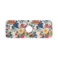 thumbnail image 7 of Yayeee Faucet Mat for Kitchen Sink 14.7" Diatomite Long Splash Guard Pad, Red Japanese Floral Pattern, 7 of 7