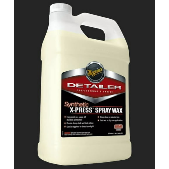 Meguiars Car Wax D15601 Synthetic X-Press; Liquid; 1 Gallon Can; Without Applicator; Single