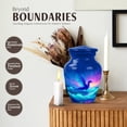 thumbnail image 3 of JAGASY Dragon Small Urn for Ashes Adult Male, Blue Urns for Human Ashes Keepsake, Ocean Wave & Sunset Decorative Urns for Friends, Memorial Cremation Urn for Boys & Girls, (3 Inch), 3 of 7