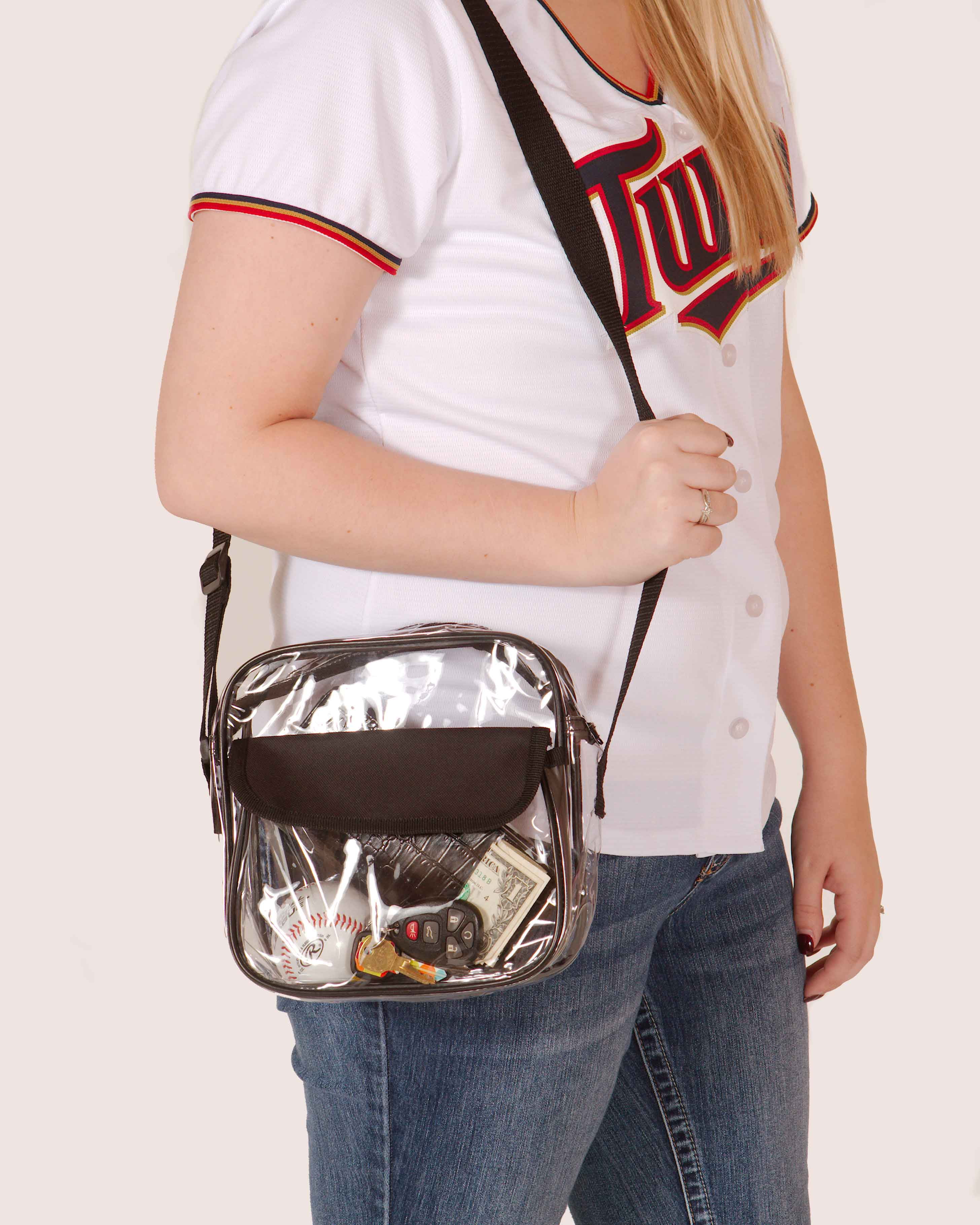 clear stadium bag 12x6x12