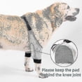thumbnail image 4 of Dog Elbow Protector Adjustable Front Leg Sleeve Pet Operation Injury Recovery Protective Brace 1 Pair, 4 of 5