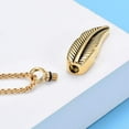 thumbnail image 6 of Stainless Steel Feather Urn Necklace Hold Cremation Ashes Keepsake Memorial Jewelry +Box+Fill Kits, 6 of 7