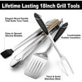 thumbnail image 2 of GRILLART Heavy Duty BBQ Grill Tools Set, Best Grilling Gifts for Men, Dad, 2 of 8