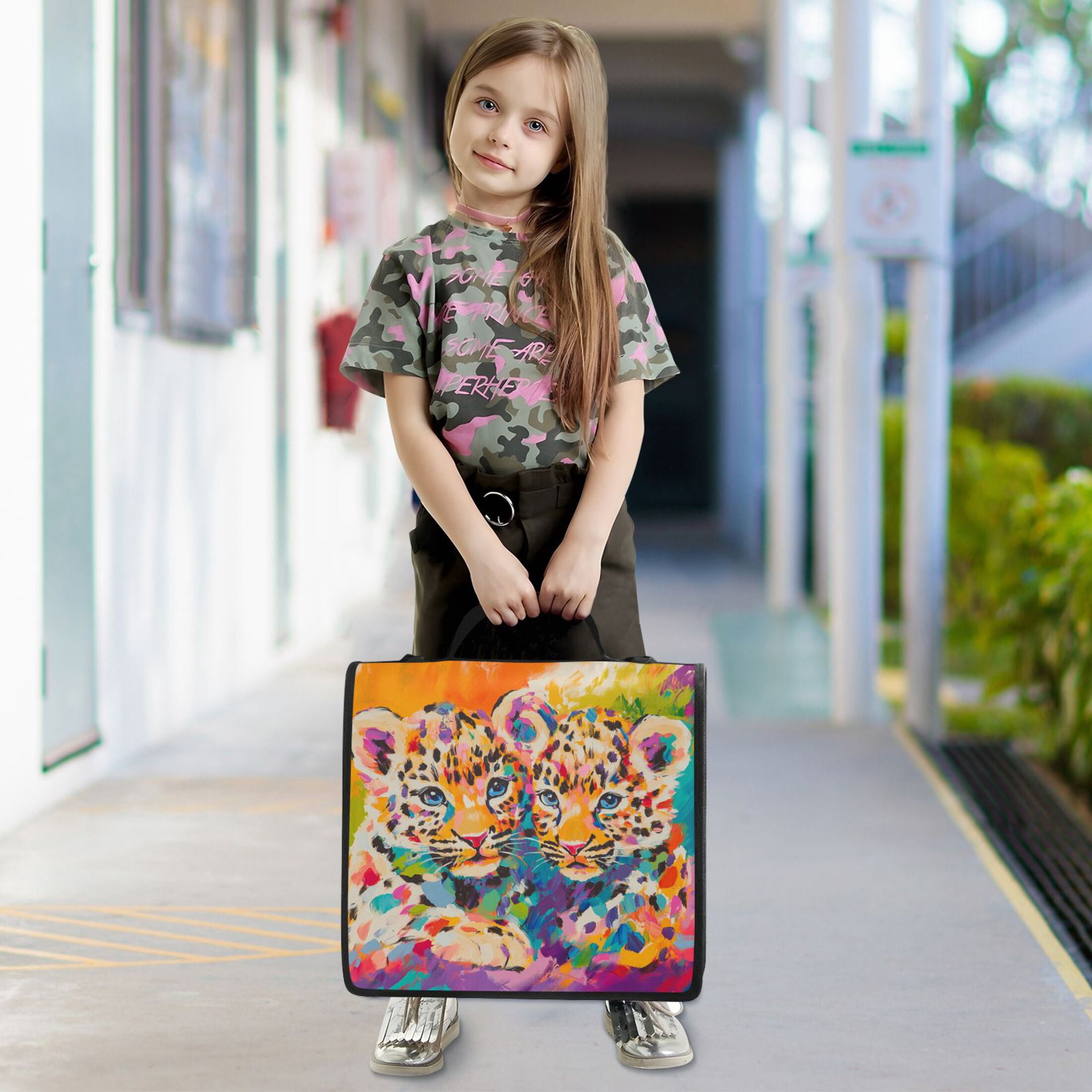 YAZAOO Zipper Binder trapper keeper Documents Organized Design Enchanted Sunflower Roses Printed