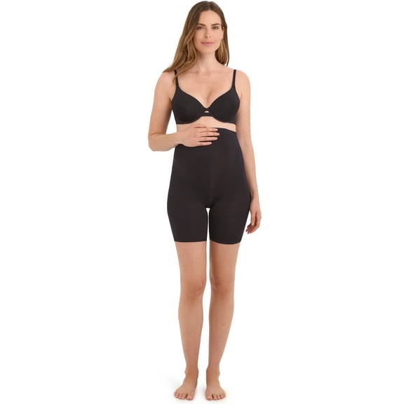 Joyspun Women's Maternity Over the Belly Stretch Boyshort, Sizes S-XXXL