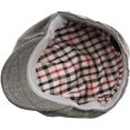 thumbnail image 6 of Herringbone Applejack Wool Blend Newsboy Gatsby Ivy Hat Golf Driver Ascot, 6 of 6
