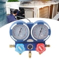 thumbnail image 3 of Air Conditioning Manifolds, Gauge Valve Accessory Fluoridation Refilling Dual Fluoridation Gauge Valve With 1.5m Hoses For Home, 3 of 8